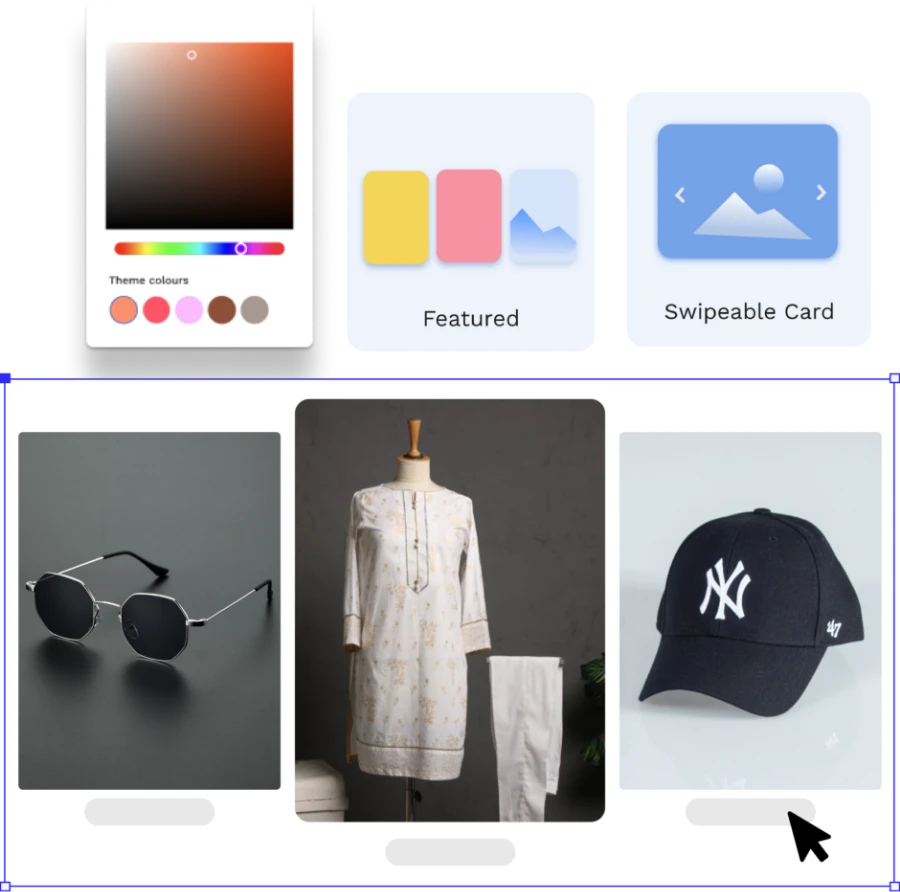 Custom branding and UX customization interface
